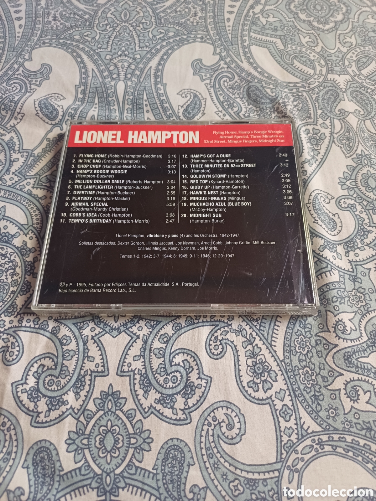 CDs de m&uacute;sica: Lionel Hampton CD Jazz Blues - Foto 2