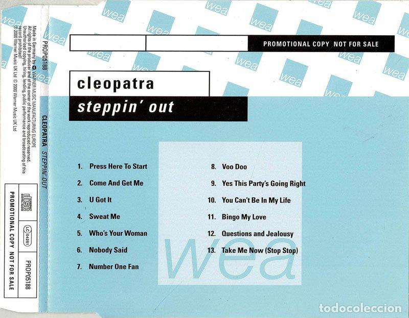 CDs de m&uacute;sica: Cleopatra - Steppin Out . CD Promo - Foto 1
