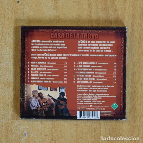CDs de m&uacute;sica: CASA DE LA TROVA - CASA DE LA TROVA - CD - Foto 2