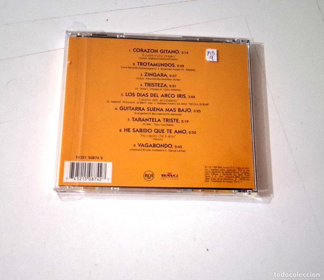CDs de m&uacute;sica: NICOLA DI BARI &rdquo;EXITOS&rdquo; CD 9 TRACKS - Foto 2