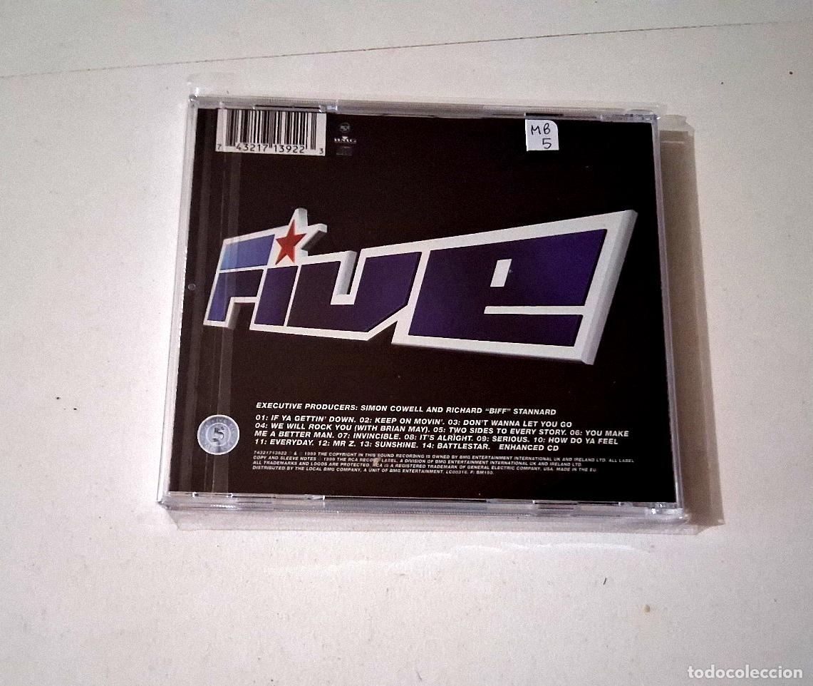 CDs de m&uacute;sica: FIVE &rdquo;INVINCIBLE&rdquo; CD 14 TRACKS - Foto 2