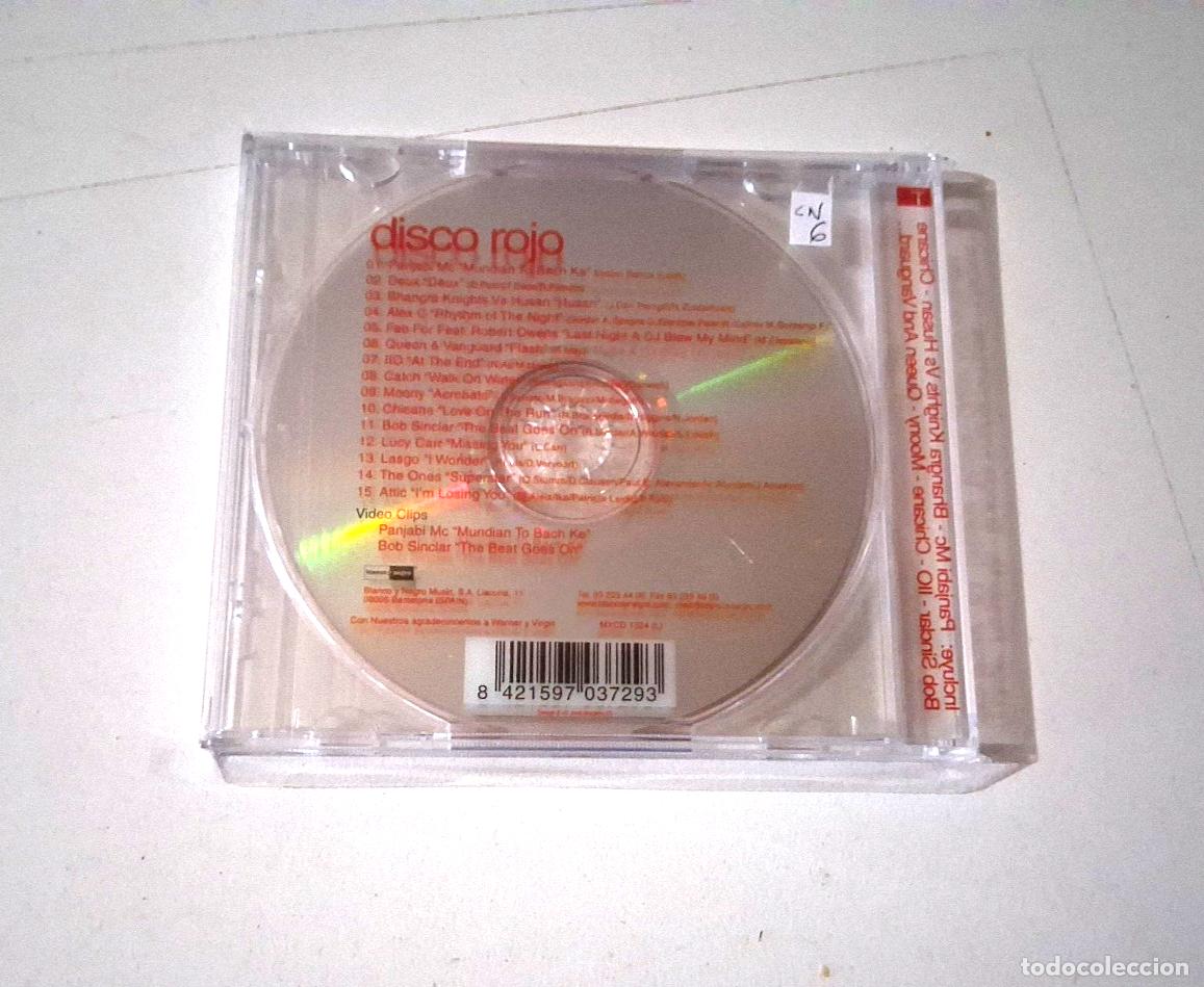CDs de m&uacute;sica: CD &rdquo;DISCO ROJO&rdquo; CD 15 TRACKS COMO NUEVO - Foto 2