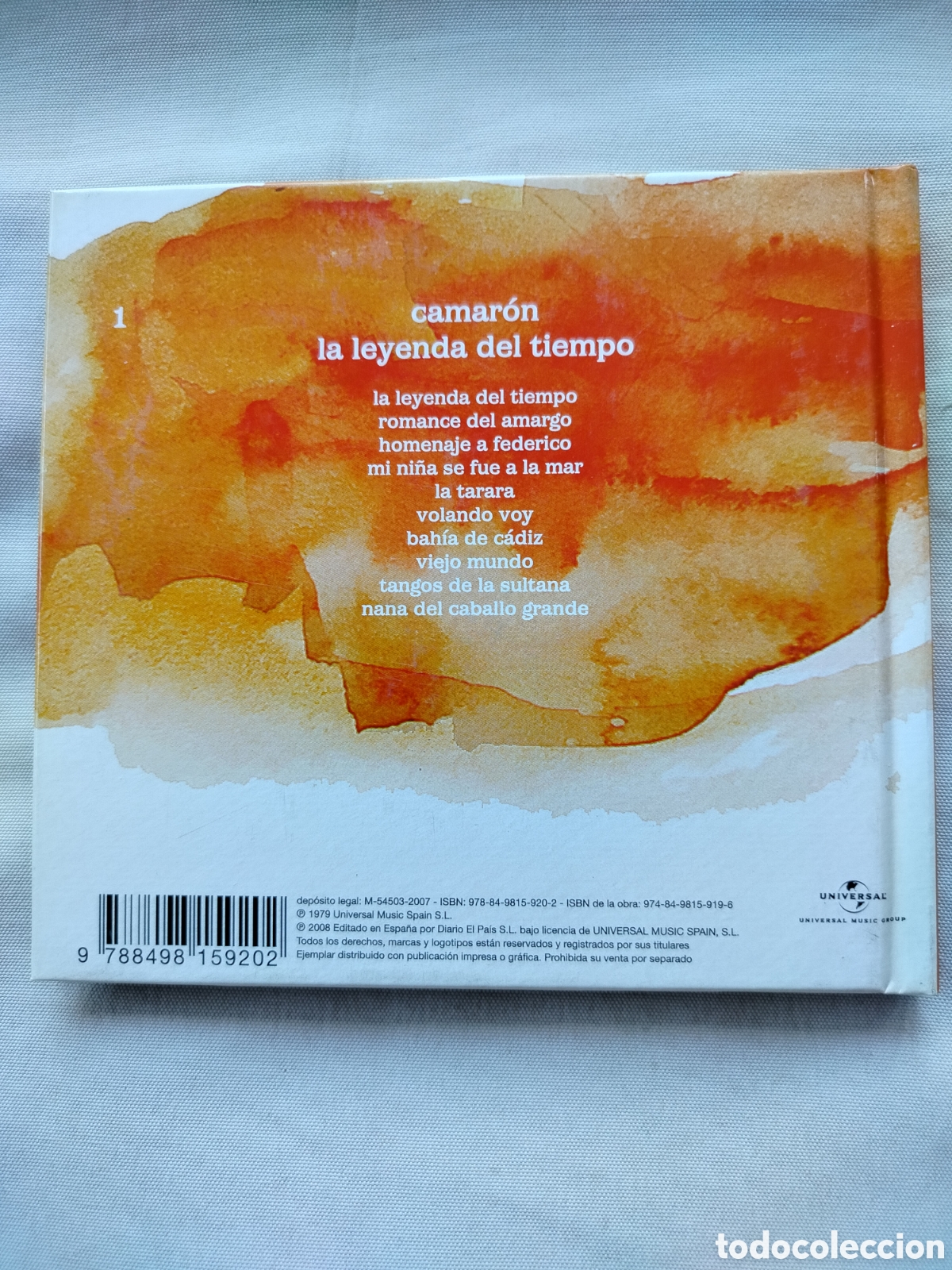 CDs de m&uacute;sica: Camar&oacute;n de la Isla CD - Foto 2