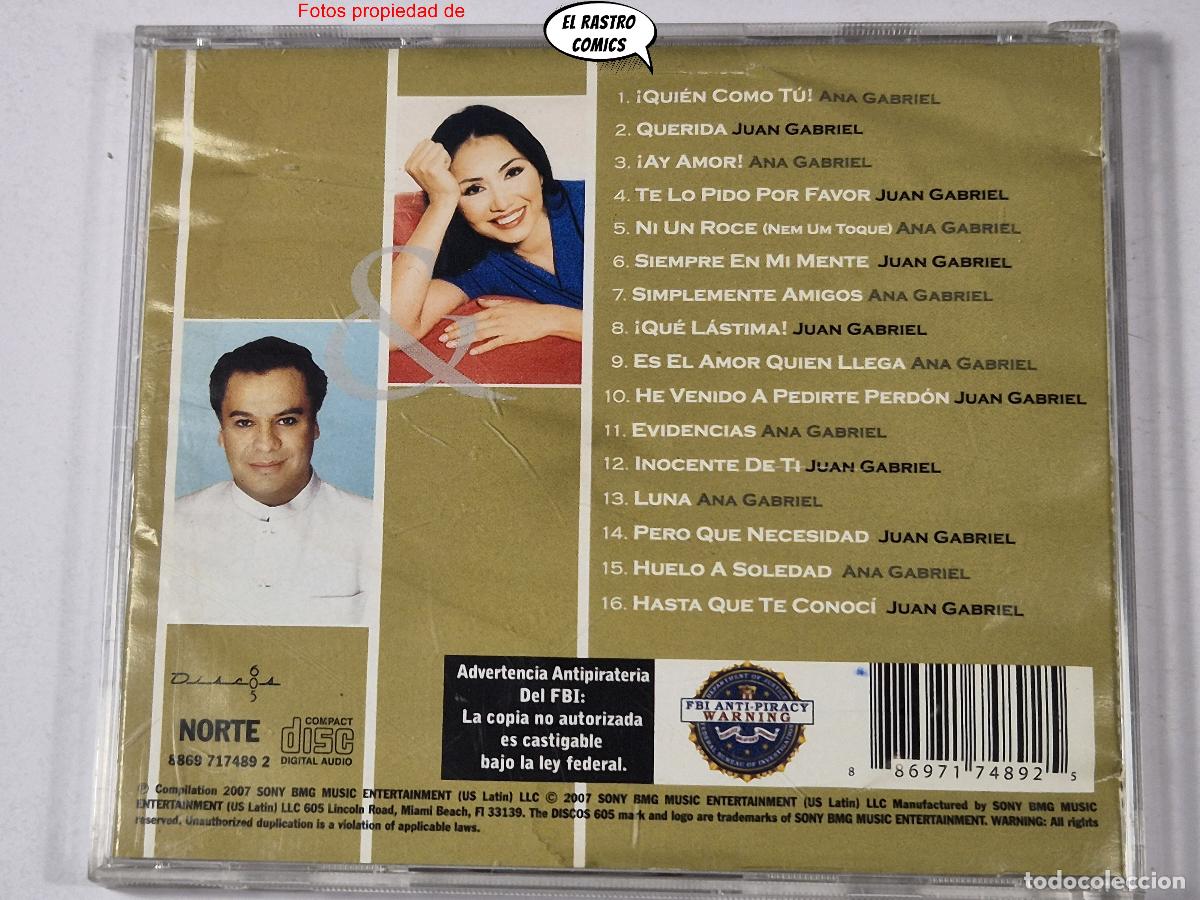 CDs de m&uacute;sica: Juan & Ana, Los Gabriel, Simplemente amigos, CD Norte, Sony 2007 - Foto 2