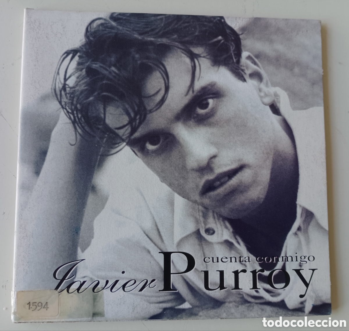 CDs de m&uacute;sica: Javier Purroy - Cuenta conmigo (CD single) - Foto 1