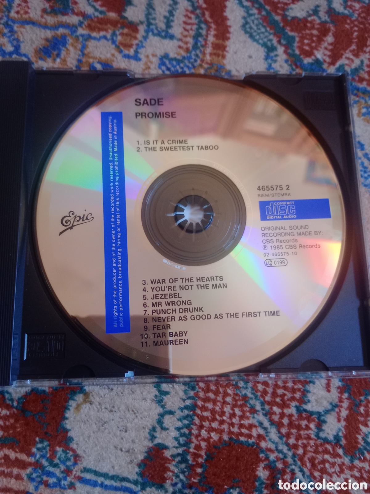 CDs de m&uacute;sica: Sade promise a&ntilde;o 1985 CD - Foto 4