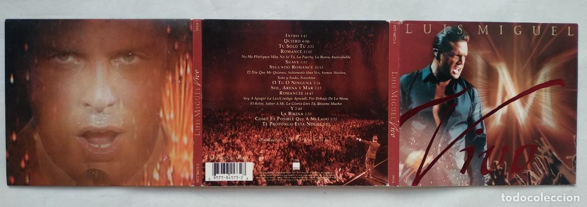 CDs de m&uacute;sica: LUIS MIGUEL. VIVO. CD&acute;s - Foto 1