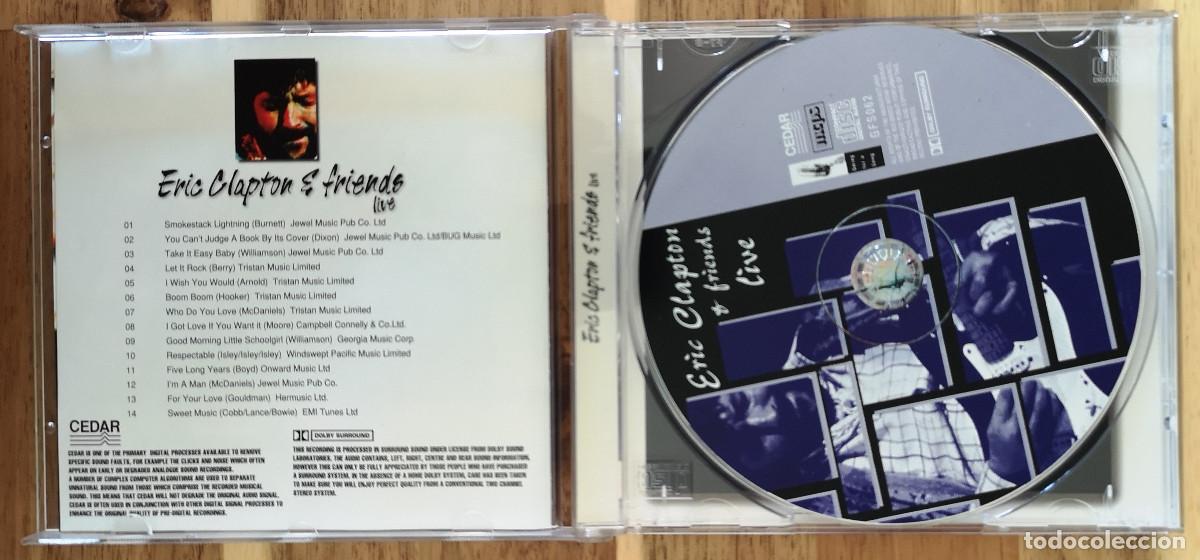 CDs de m&uacute;sica: ERIC CLAPTON & FRIENDS - LIVE - Cedar - Foto 2
