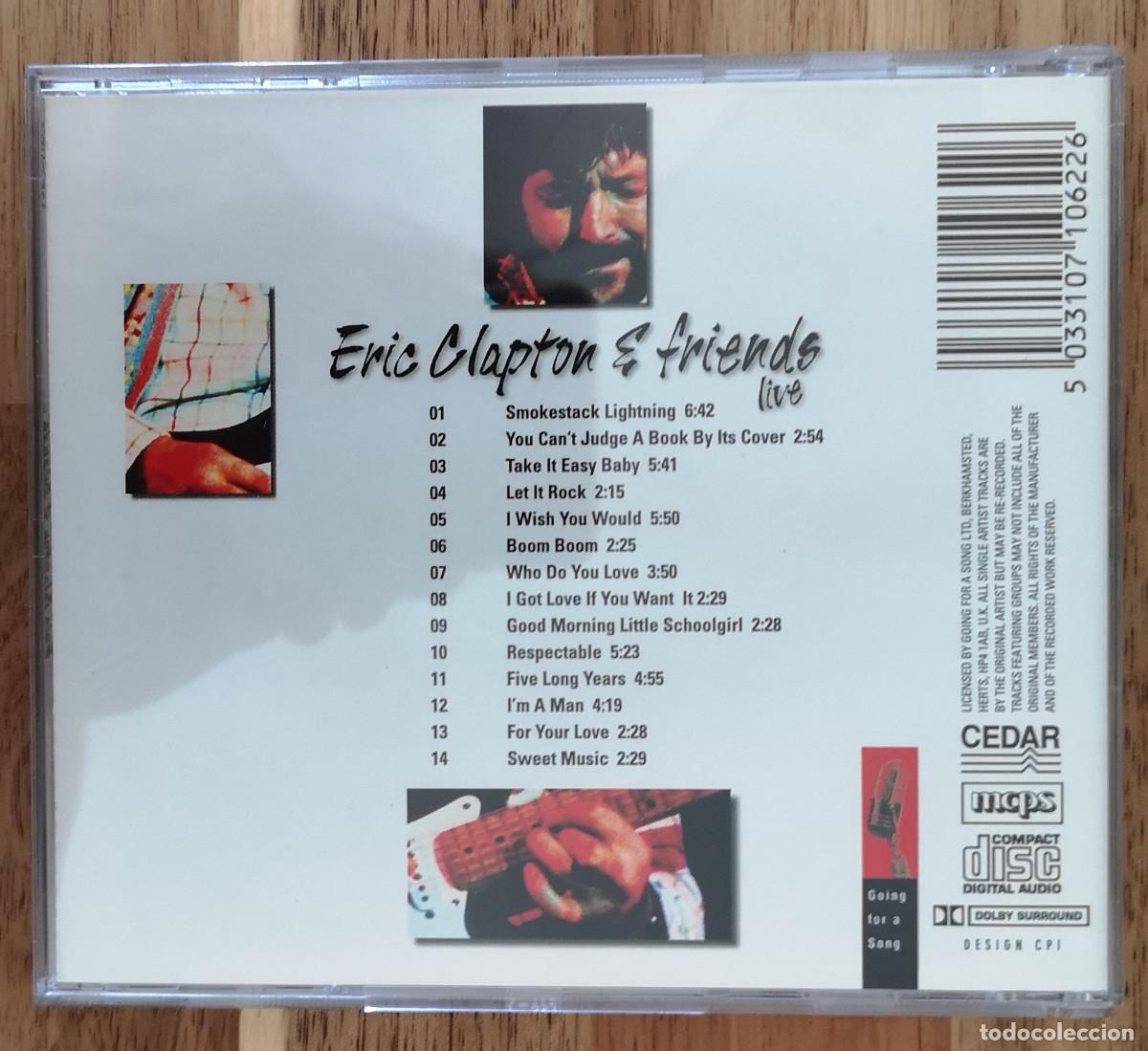CDs de m&uacute;sica: ERIC CLAPTON & FRIENDS - LIVE - Cedar - Foto 3