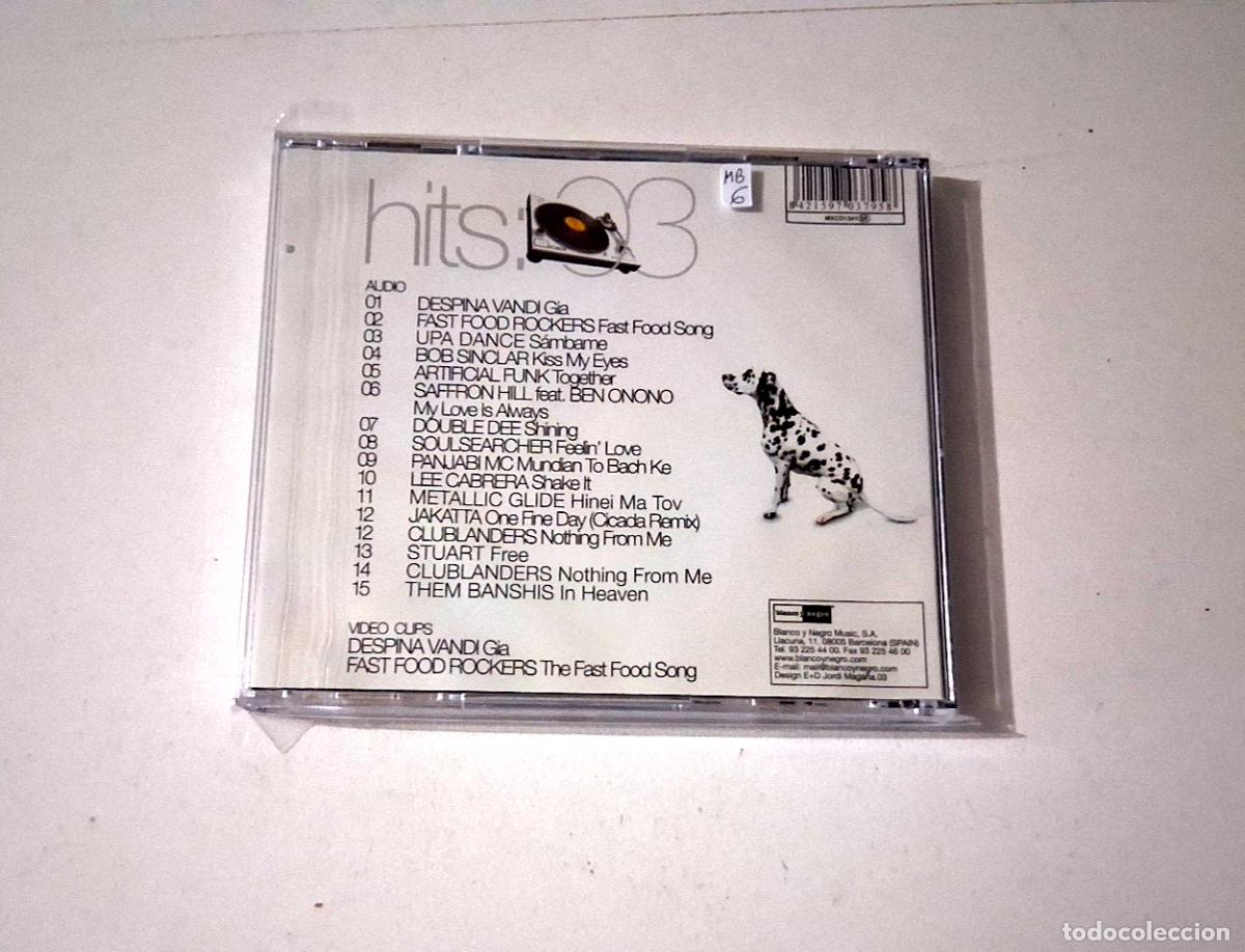 CDs de m&uacute;sica: CD &rdquo;BLANCO Y NEGRO HITS 03&rdquo; CD 15 TRACKS - Foto 2