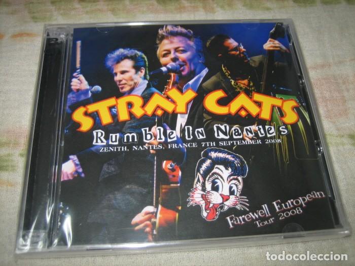 CDs de m&uacute;sica: 2CD's STRAY CATS - Live in Nantes 2008