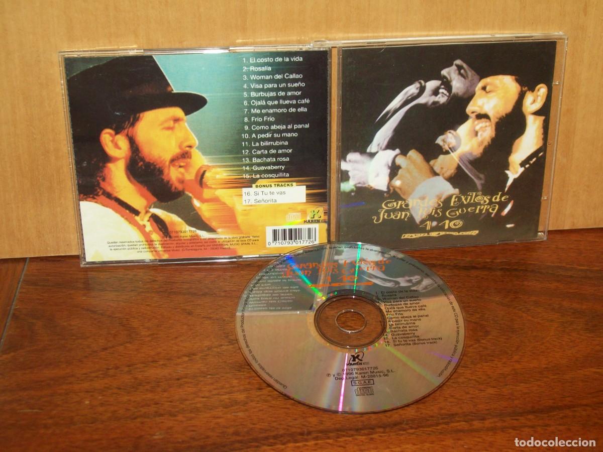 CDs de m&uacute;sica: JUAN LUIS GUERRA 4.40 - GRANCES EXITOS - CD - Foto 1