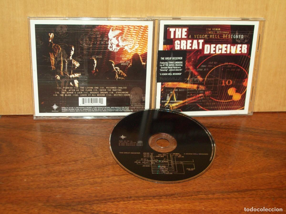 CDs de m&uacute;sica: THE GREAT DECEIVER - A VENOM WELL DESIGNER - CD - Foto 1