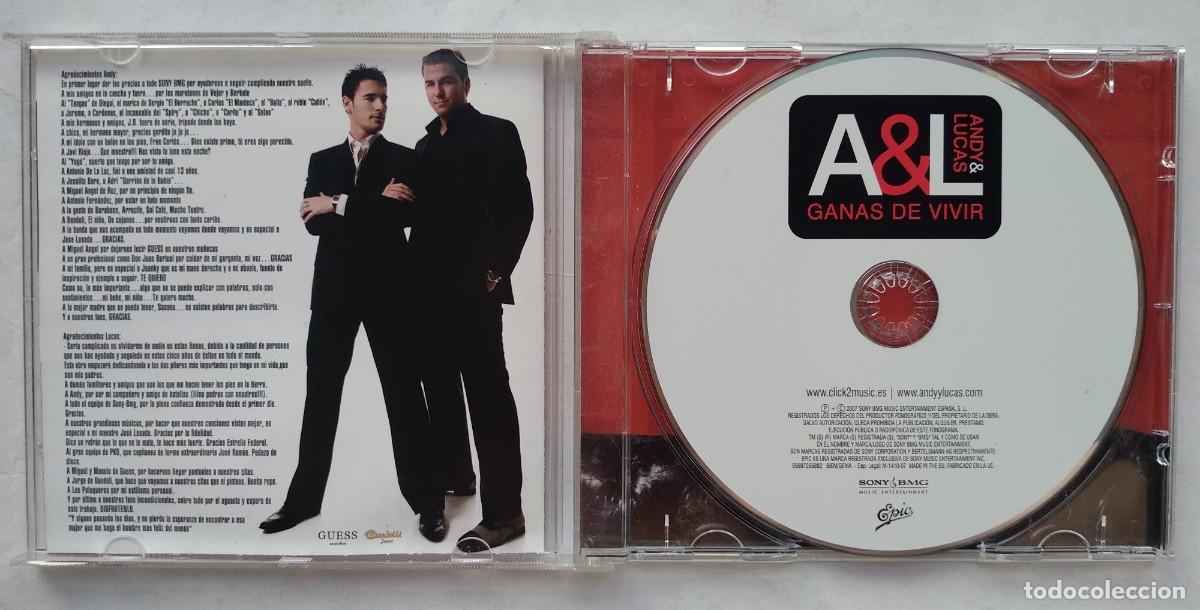 CDs de m&uacute;sica: ANDY & LUCAS CD`s GANAS DE VIVIR - Foto 1