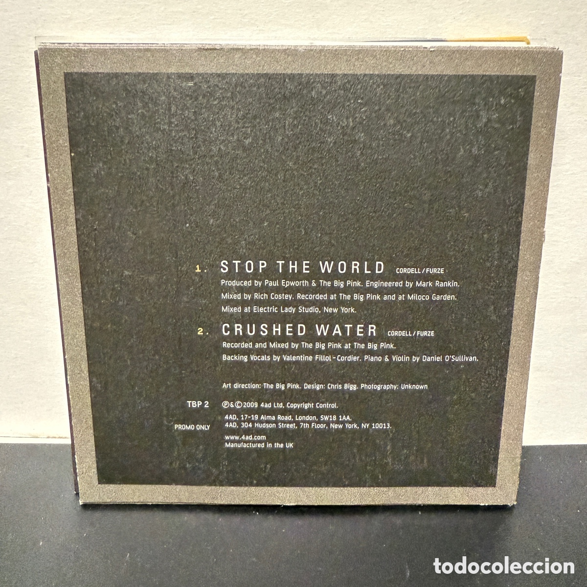 CDs de m&uacute;sica: The Big Pink - Stop The World (CD, Single) - Foto 2