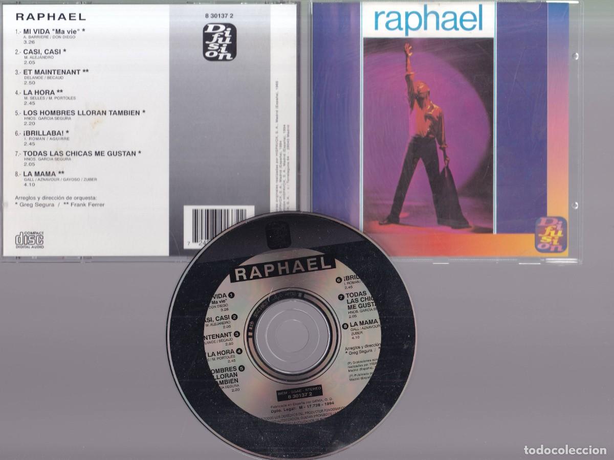 CDs de m&uacute;sica: RAPHAEL - CD - DIFUSION 8 30137 2 / HISPAVOX S. A. 1994 - Foto 1