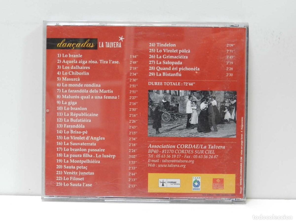CDs de m&uacute;sica: DISCO CD. La Talvera &ndash; Dan&ccedil;adas. COMPACT DISC. - Foto 2
