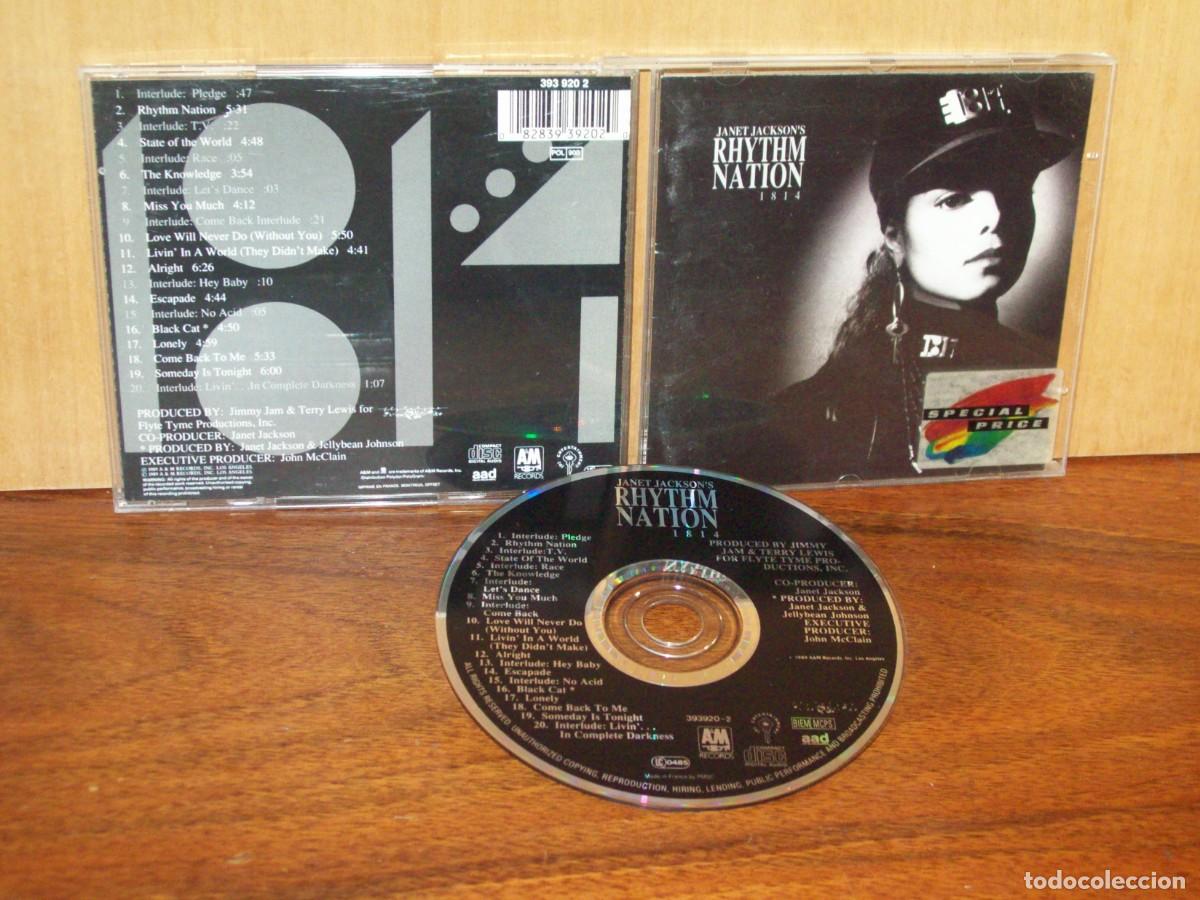 CDs de m&uacute;sica: JANET JACKSON - RHYTHM NATION 1814 - CD - Foto 1