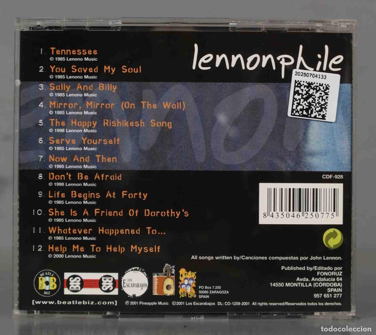 CDs de m&uacute;sica: CD. Los Escarabajos &ndash; Lennonphile - Foto 2