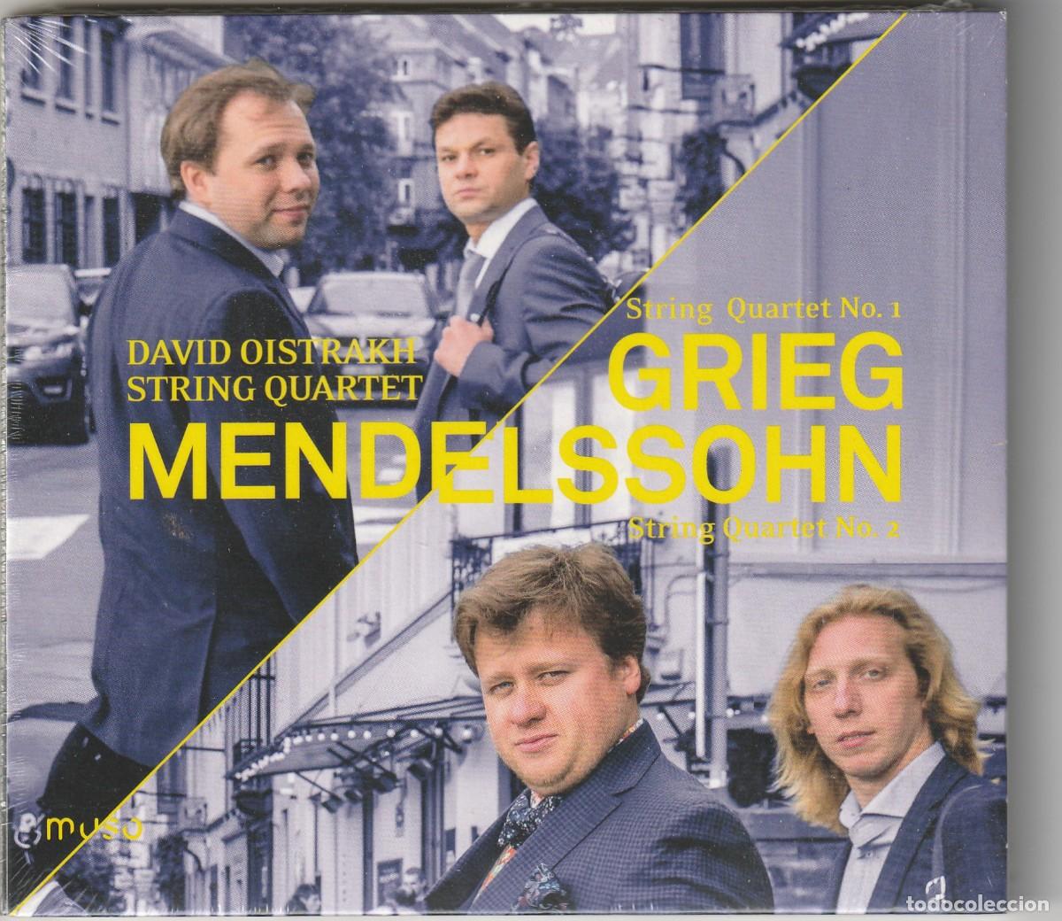 CDs de m&uacute;sica: GRIEG &middot; MENDELSSOHN - STRING QUARTETS (CD OFF THE RECORD 2017) DAVID OISTRAKH STRING QUARTET - Foto 1