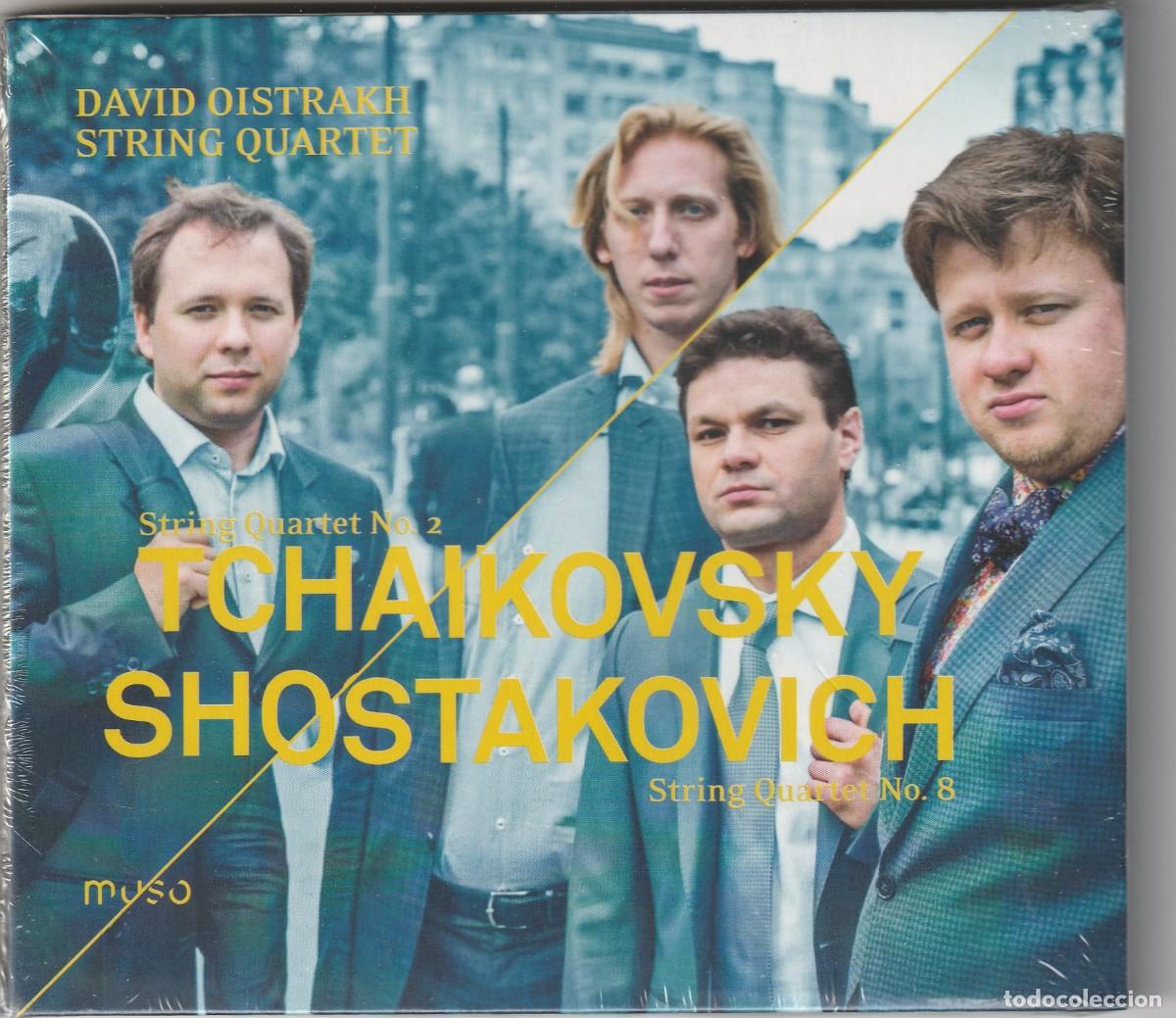 CDs de m&uacute;sica: TCHAIKOVSKY &middot; SHOSTAKOVICH - STRING QUARTETS (CD OFF THE RECORD 2016) DAVID OISTRAKH STRING QUARTET - Foto 1