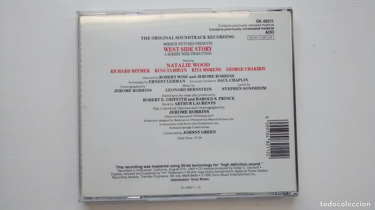CDs de m&uacute;sica: West side story bso - cd - Foto 2