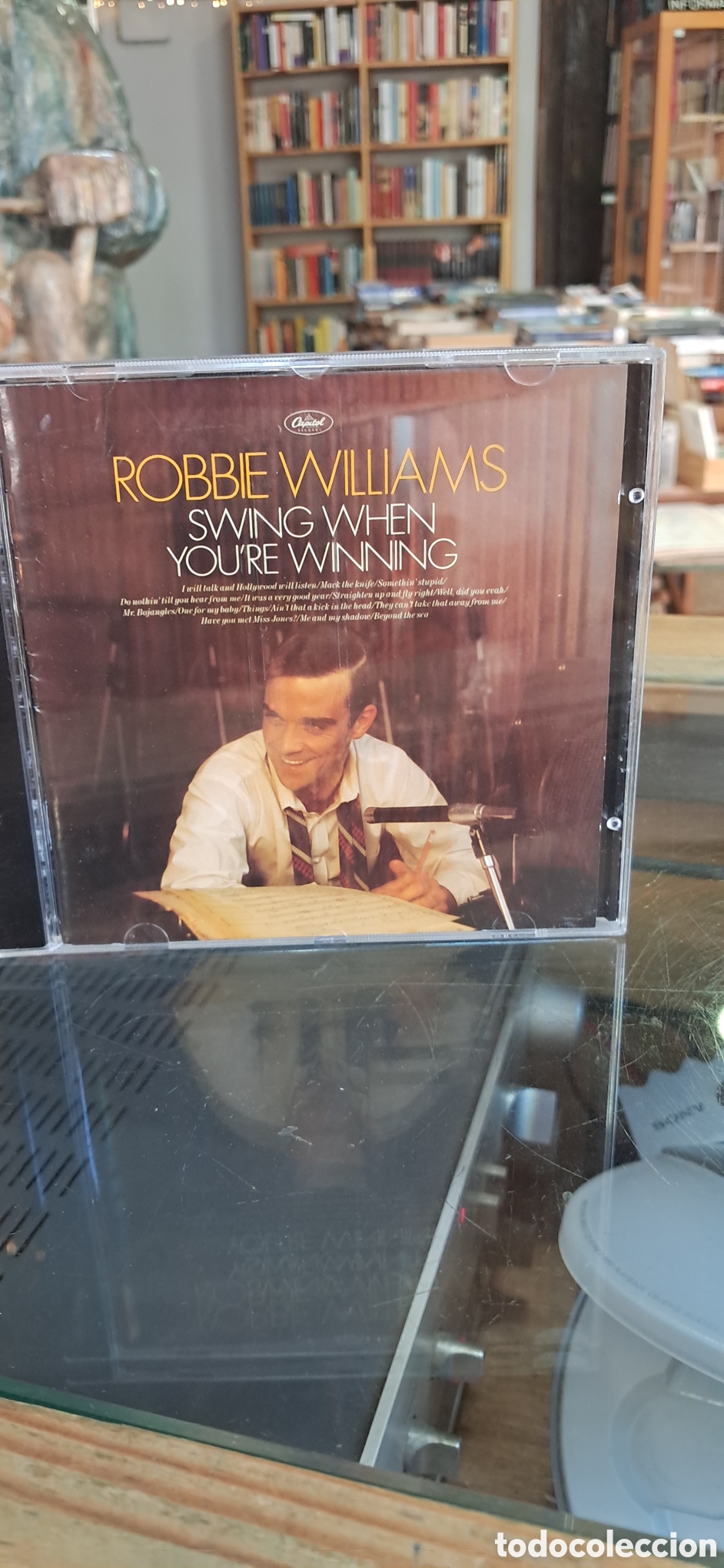 CDs de m&uacute;sica: Robbie williams, Swing when youre winning, compact disc - Foto 1