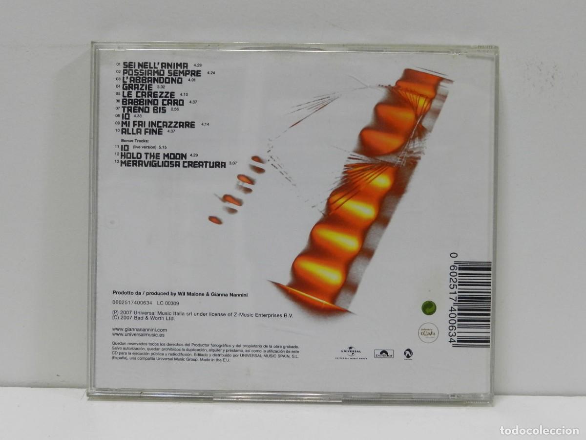 CDs de m&uacute;sica: DISCO CD. Gianna Nannini &ndash; Grazie. COMPACT DISC. - Foto 2
