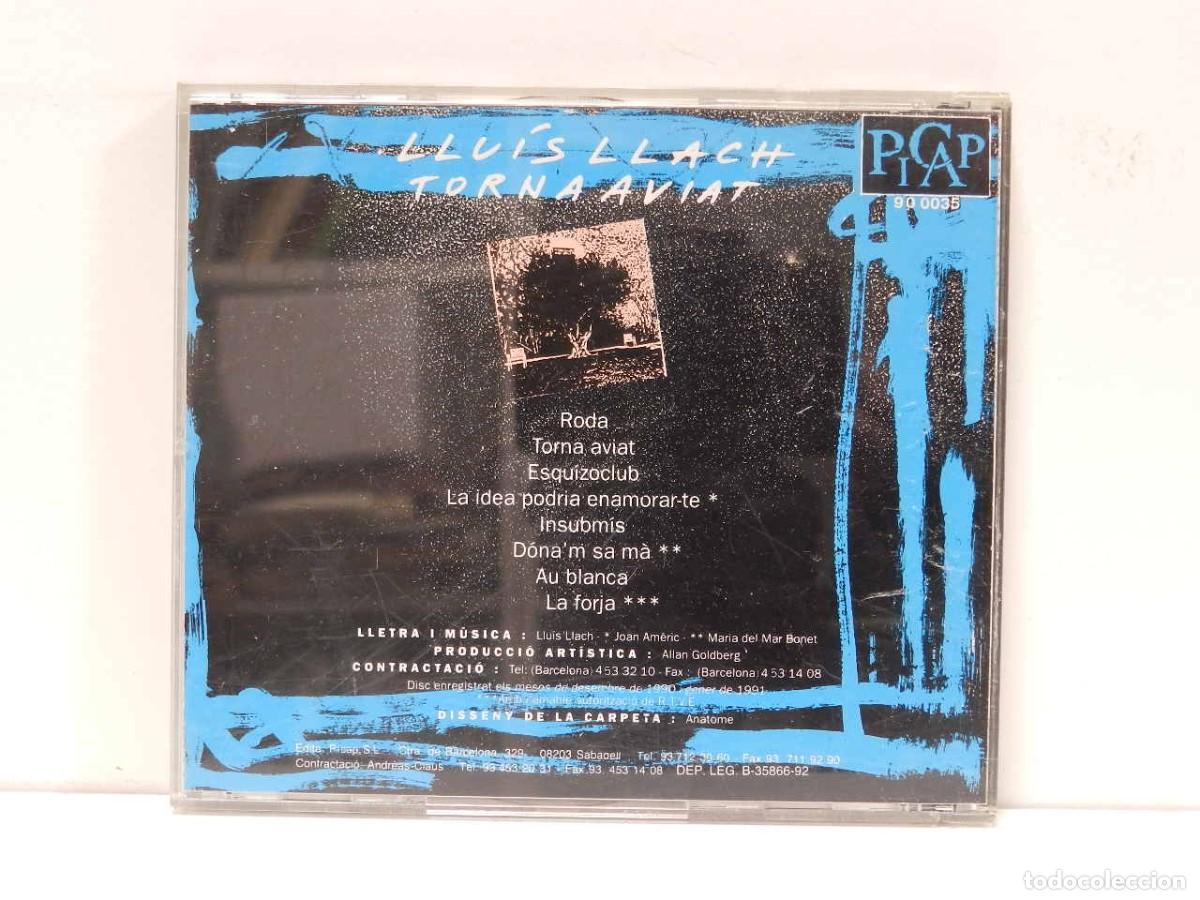 CDs de m&uacute;sica: DISCO CD. Lluis Llach &ndash; Torna Aviat. COMPACT DISC. - Foto 2