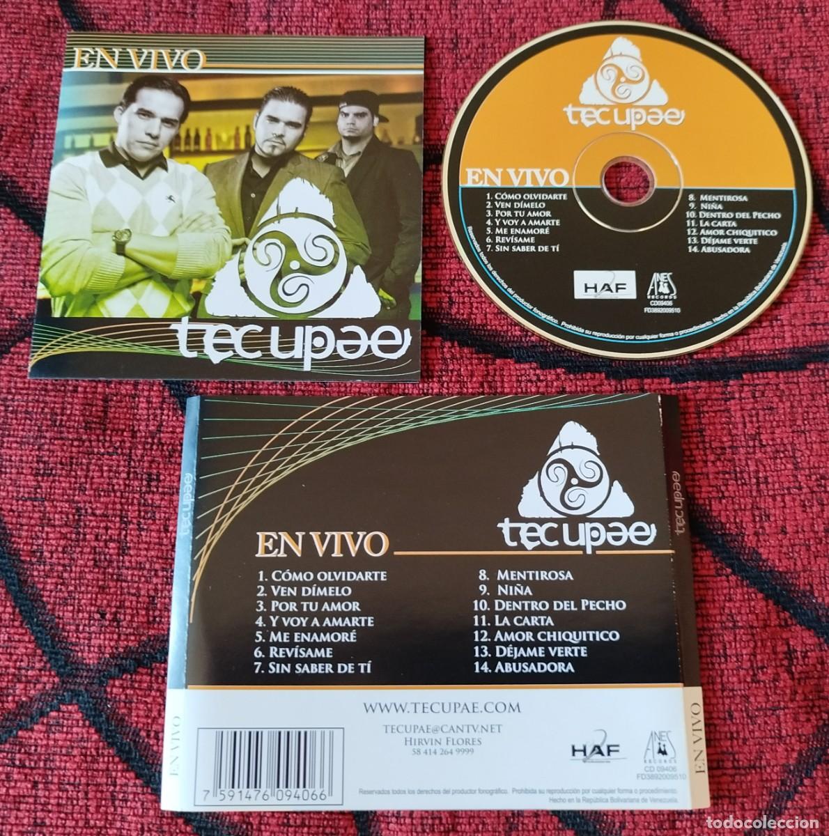 CDs de m&uacute;sica: TECUPAE ** En Vivo ** CD ORIGINAL VENEZUELA - Foto 1