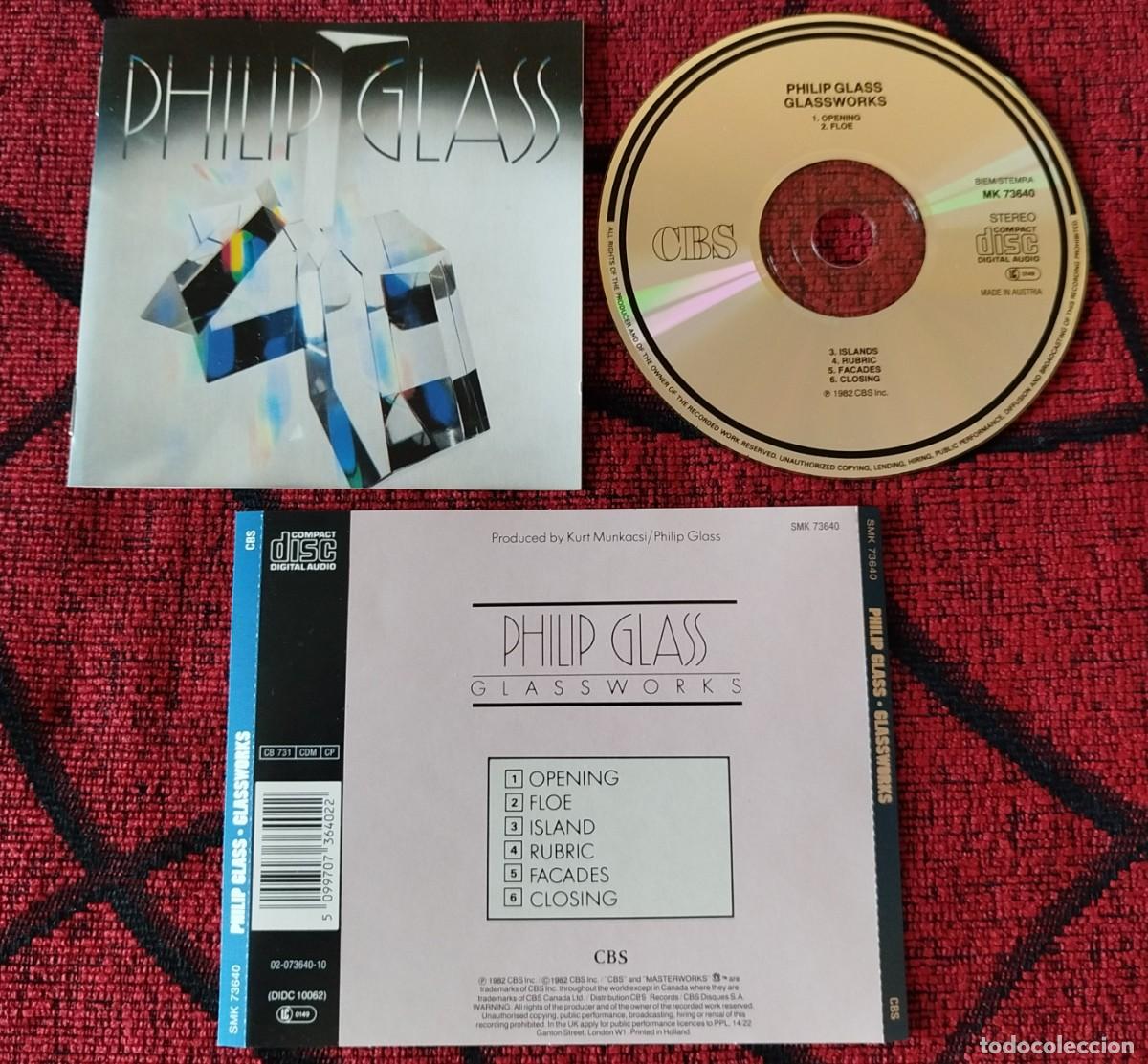 CDs de m&uacute;sica: PHILIPS GLASS Glassworks CD AUSTRIA - Foto 1