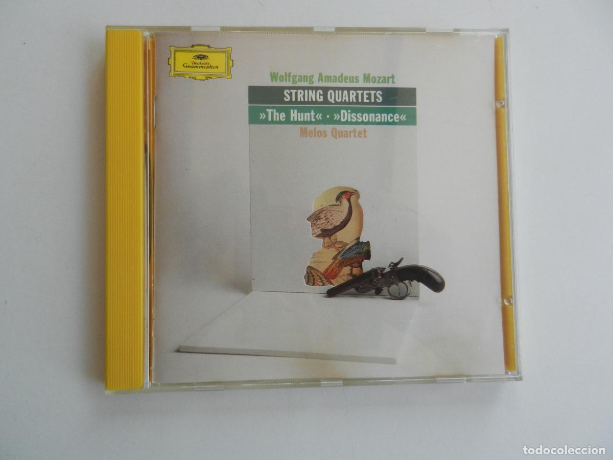 CDs de m&uacute;sica: MOZART - STRING QUARTETS - THE HUNT -DISSONANCE - MELOS QUARTET - CD 1978 - Foto 1