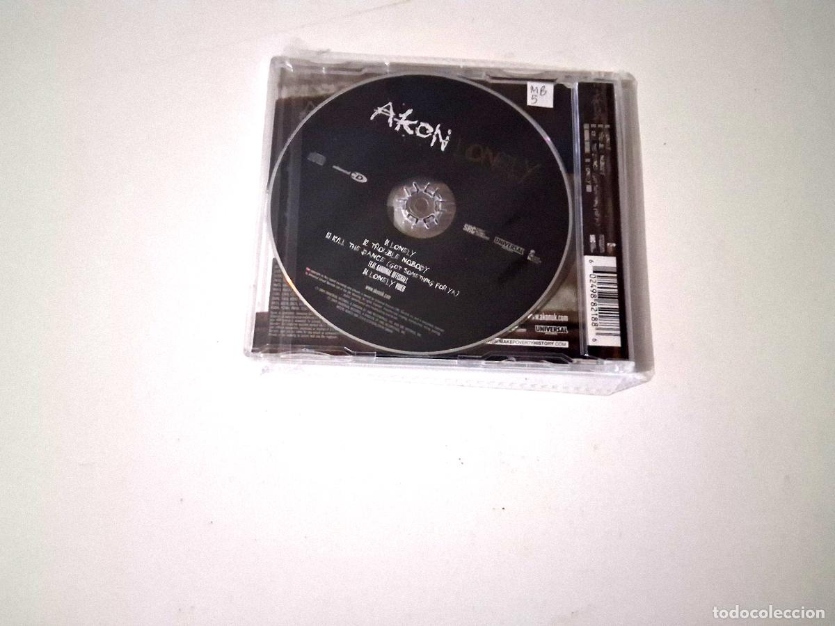 CDs de m&uacute;sica: AKON &rdquo;LONELY&rdquo; CD SINGLE 4 TRACKS - Foto 2