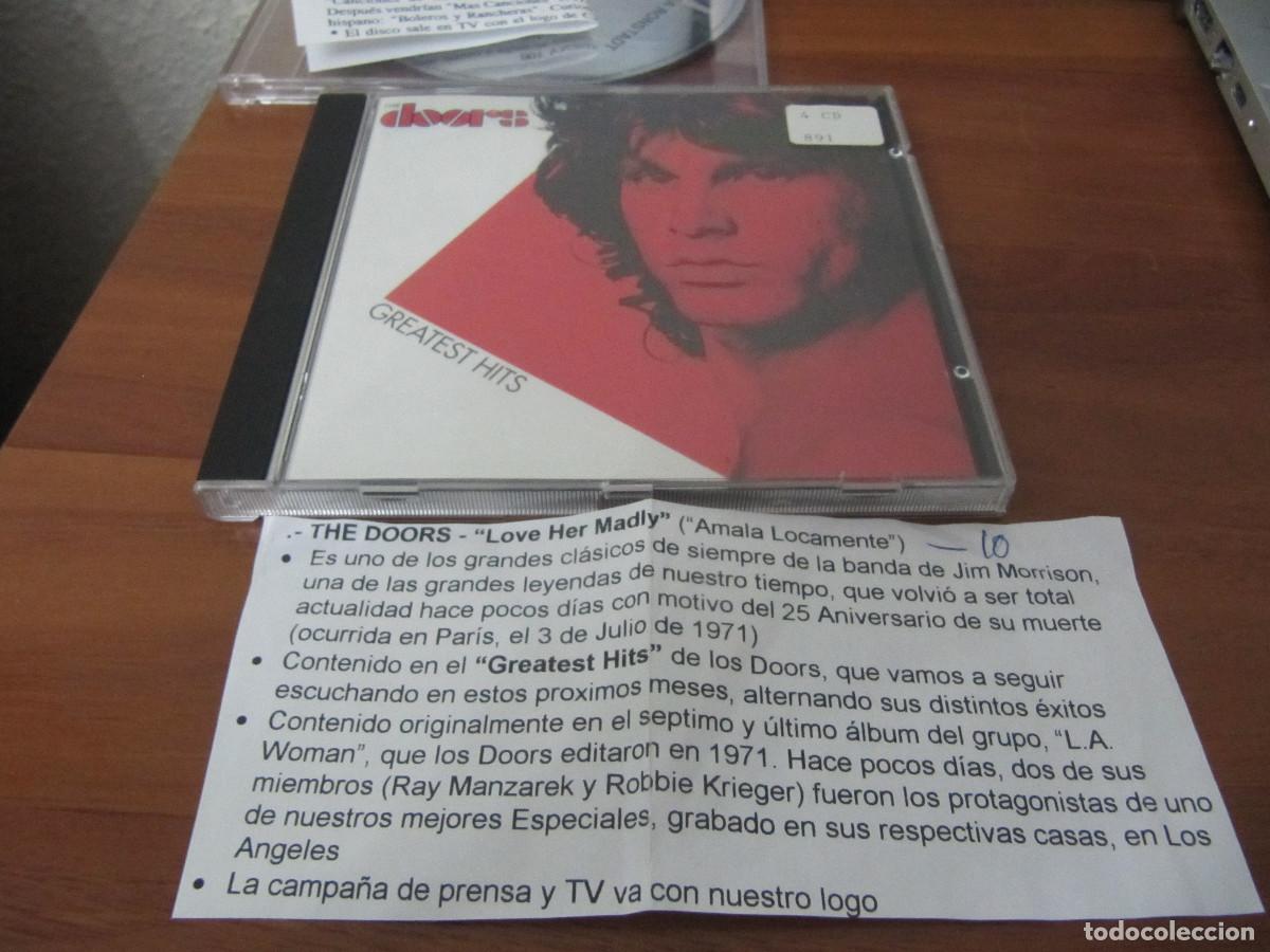 CDs de m&uacute;sica: THE DOORS - GREATEST HITS (CD CADENA 100) - Foto 1