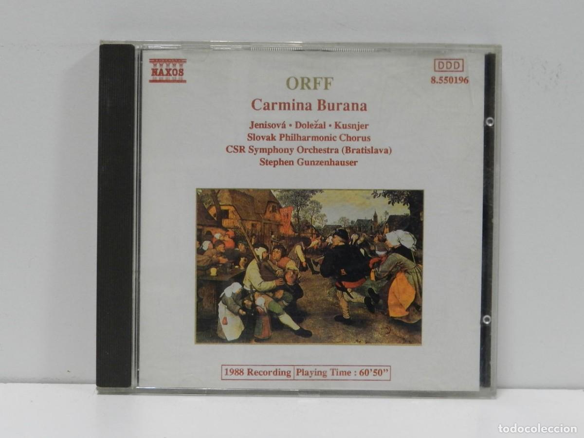 CDs de m&uacute;sica: DISCO CD. Orff &ndash; Carmina Burana. COMPACT DISC. - Foto 1