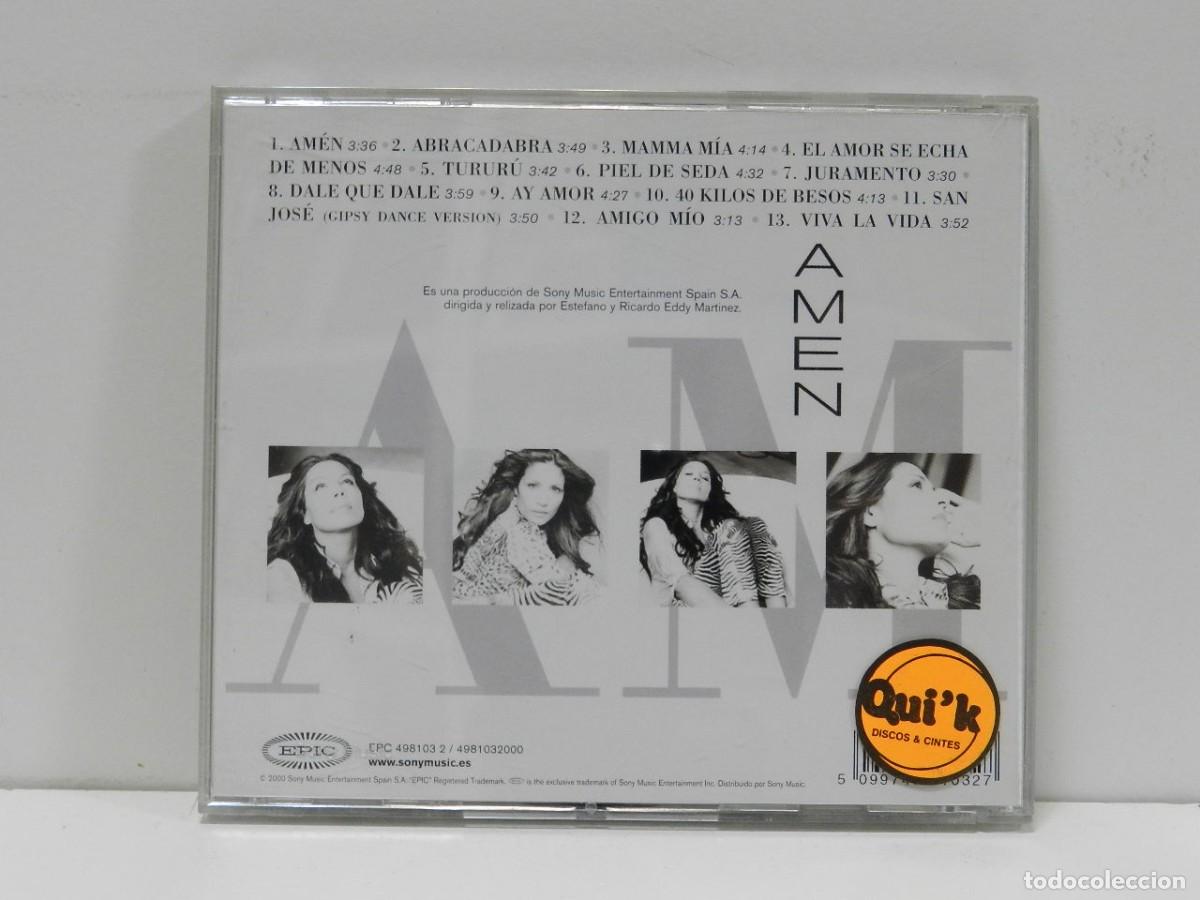CDs de m&uacute;sica: DISCO CD. Azucar Moreno &ndash; Amen. COMPACT DISC. - Foto 2