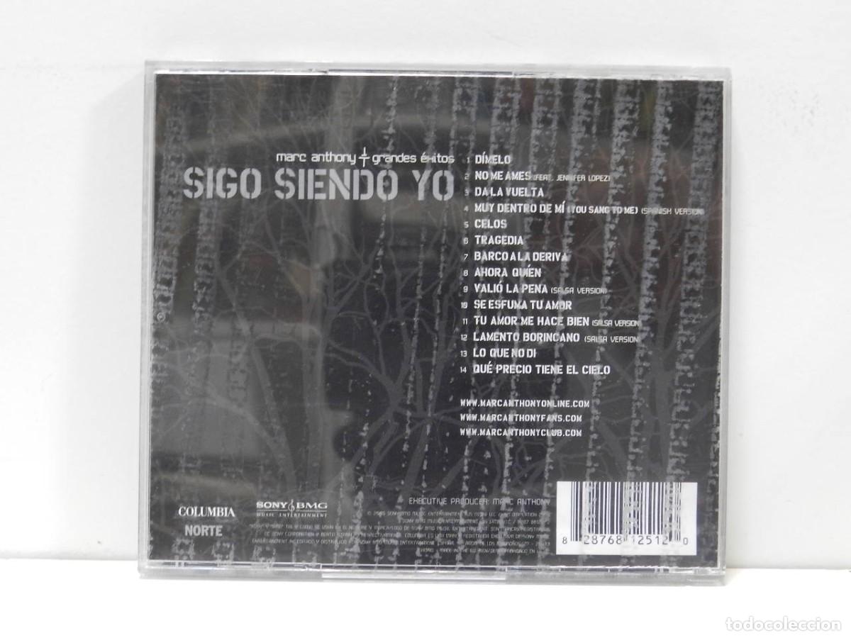 CDs de m&uacute;sica: DISCO CD. Marc Anthony &ndash; Sigo Siendo Yo (Grandes &Eacute;xitos). COMPACT DISC. - Foto 2