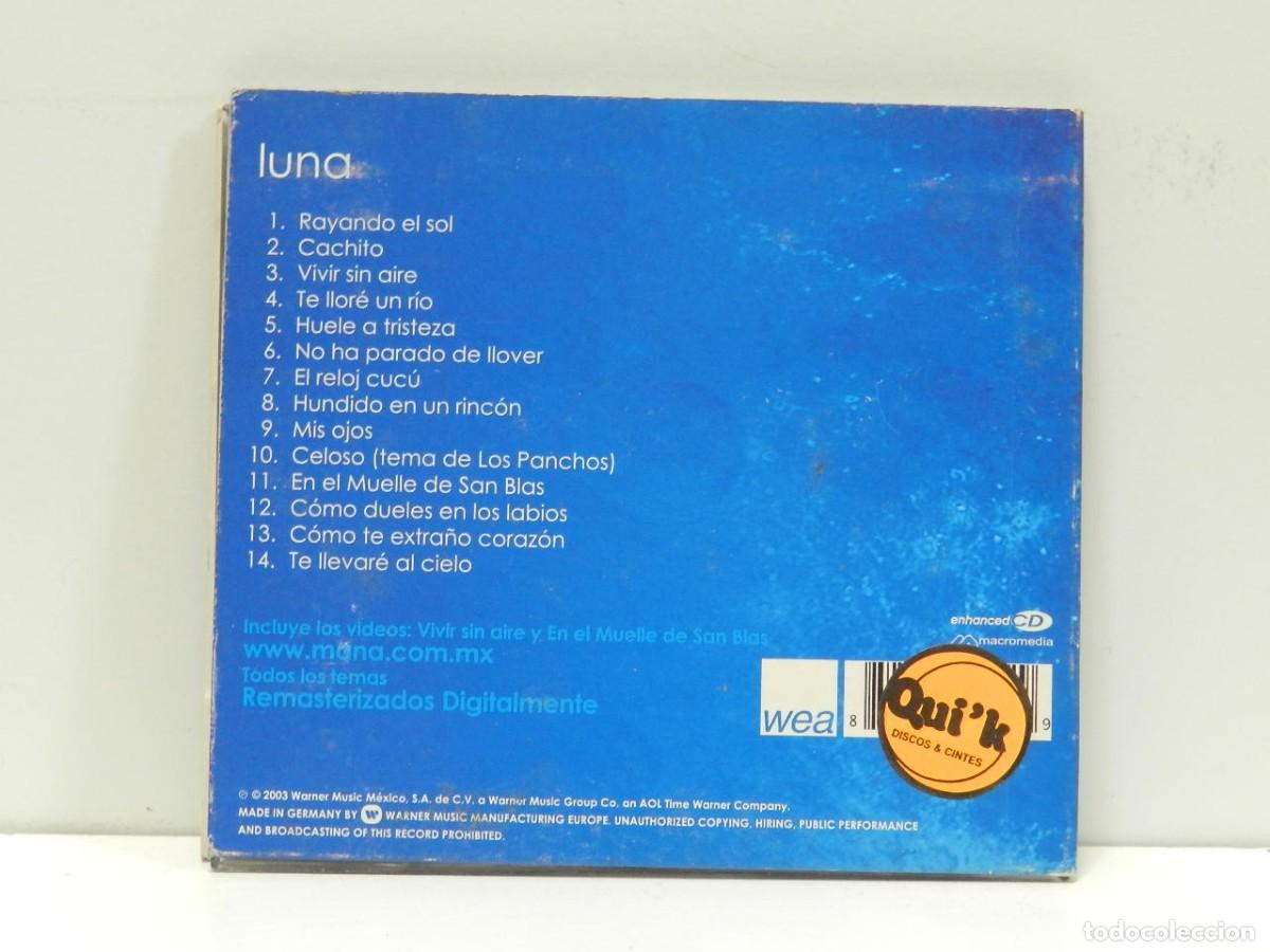 CDs de m&uacute;sica: DISCO CD. Man&aacute; &ndash; Esenciales - Luna. COMPACT DISC. - Foto 2