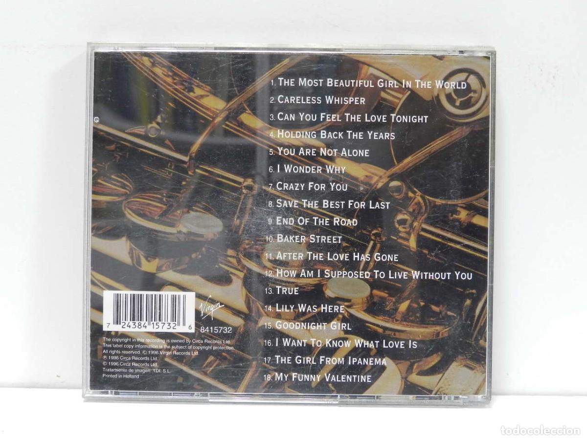 CDs de m&uacute;sica: DISCO CD. Dave Lewis &ndash; Puro Saxo. COMPACT DISC. - Foto 2