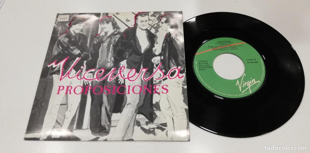 CDs de m&uacute;sica: SCO93-Viceversa - Proposiciones (7&rdquo;, Single, Promo) - Foto 1
