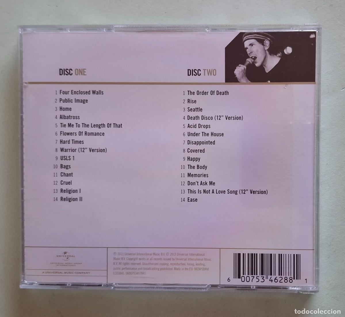 CDs de m&uacute;sica: CD. PUBLIC IMAGE LIMITED. GOLD. 2 CD - Foto 2