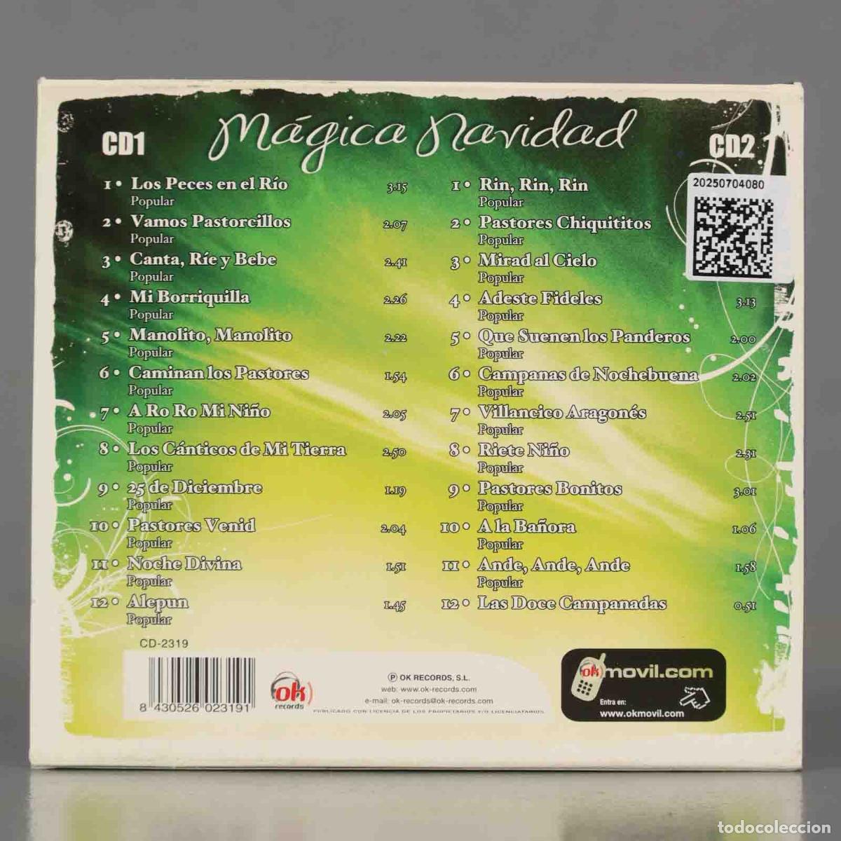 CDs de m&uacute;sica: 2 CD. MAGICA NAVIDAD - Foto 2