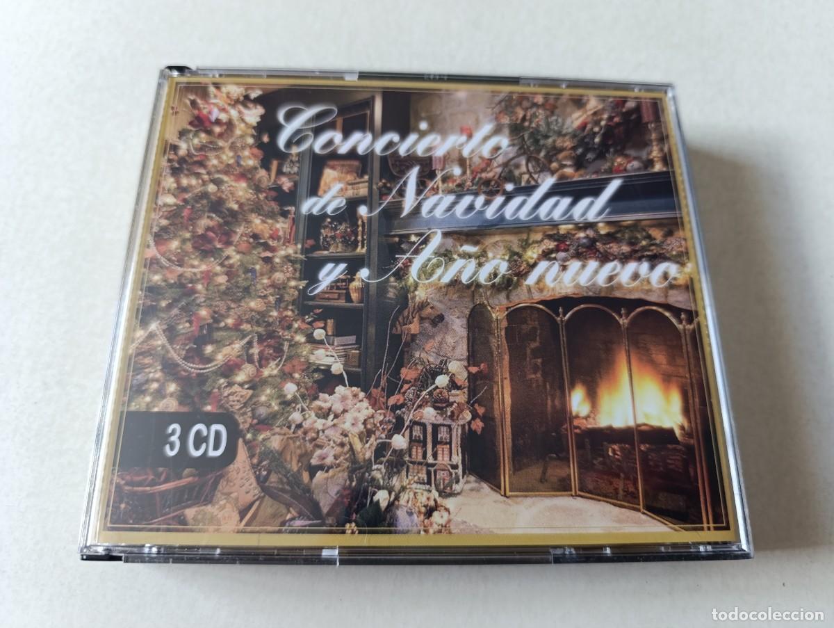 CD di Musica: CONCIERTO DE NAVIDAD Y A&Ntilde;O NUEVO 3x CD Adeste Fideles Suite Orquestal Vals de los Patinadores Mes&iacute;as