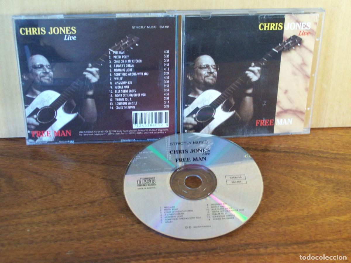 CDs de m&uacute;sica: CHRIS JONES - LIVE - FREE MAN - CD - Foto 1