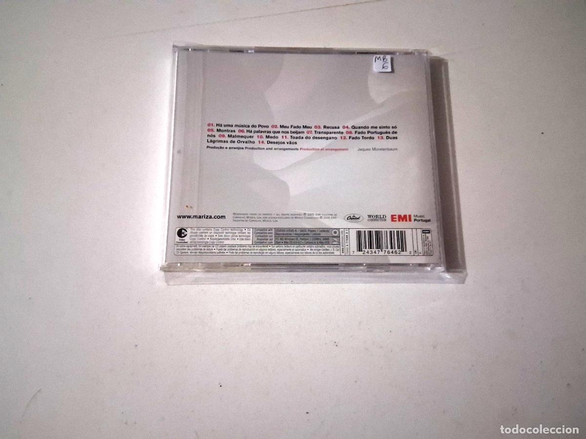 CDs de m&uacute;sica: MARIZA &rdquo;TRANSPARENTE&rdquo; CD 14 TRACKS - Foto 2