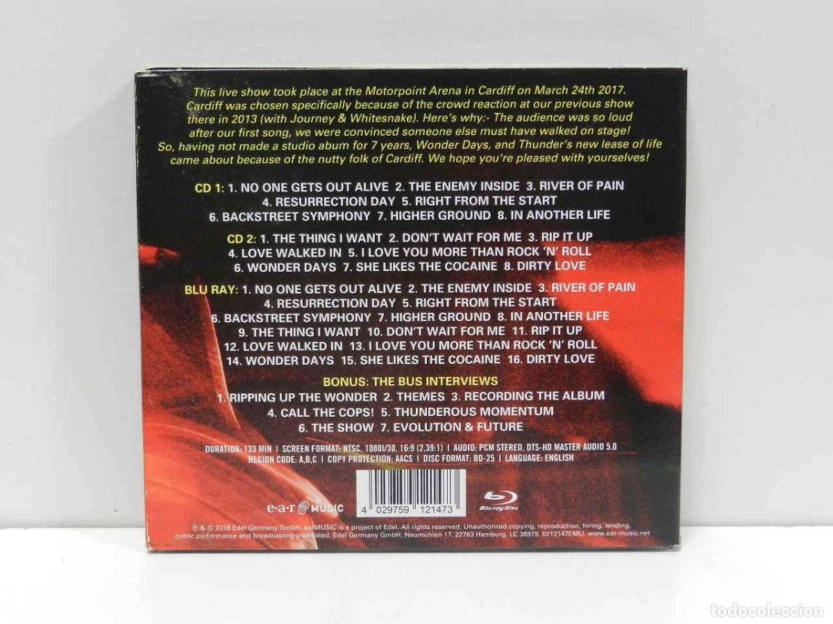 CDs de m&uacute;sica: DISCO 2 X CD + Blu-Ray. Thunder &ndash; Stage. COMPACT DISC. - Foto 2