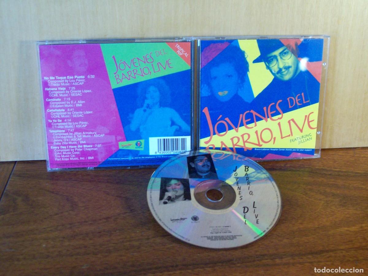 CDs de m&uacute;sica: JOVENES DEL BARRIO, LIVE - FEATURING JILLIAN - CD - Foto 1