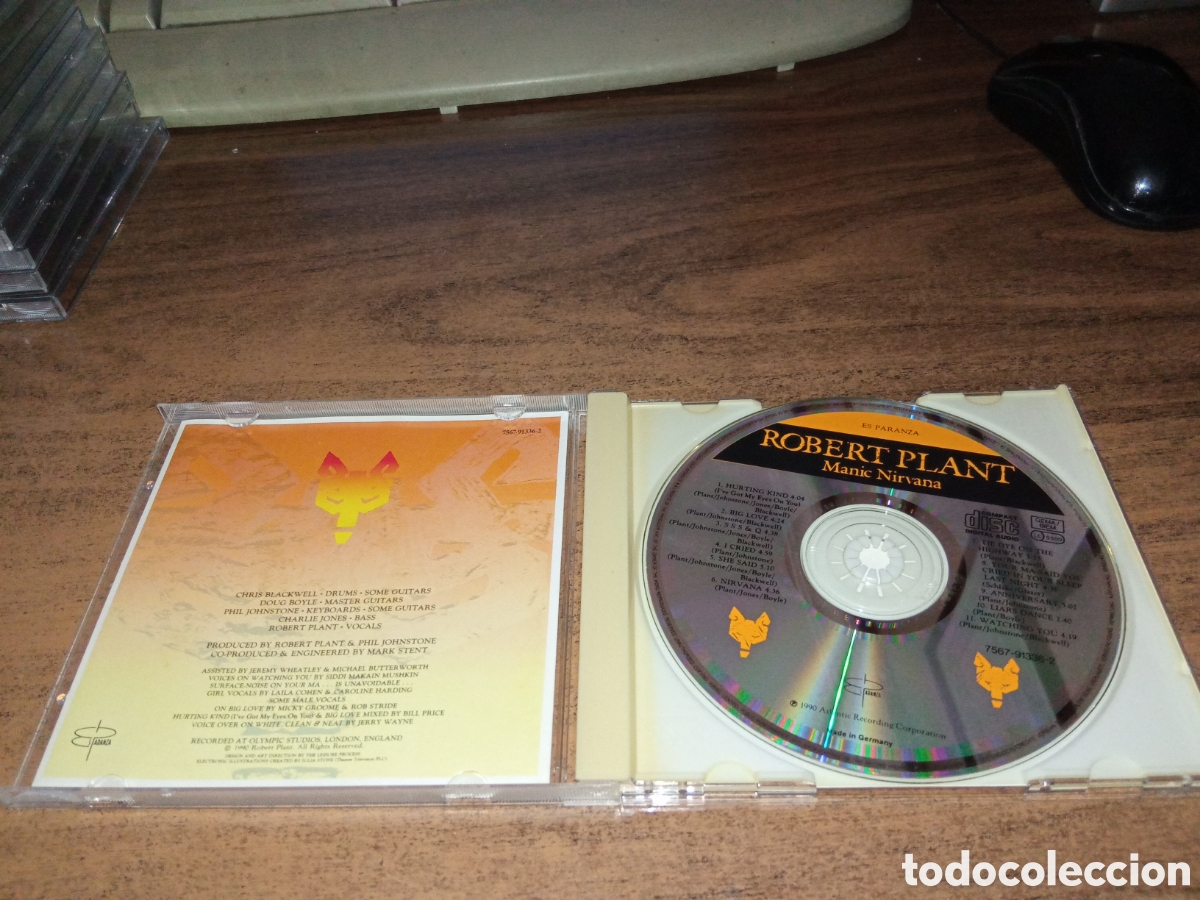 CDs de m&uacute;sica: ROBERT PLANT - MANIC NIRVANA (1990) - Foto 2