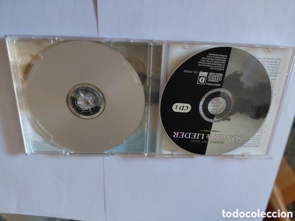CDs de m&uacute;sica: Cd songs & Lieder simply the best - Foto 3