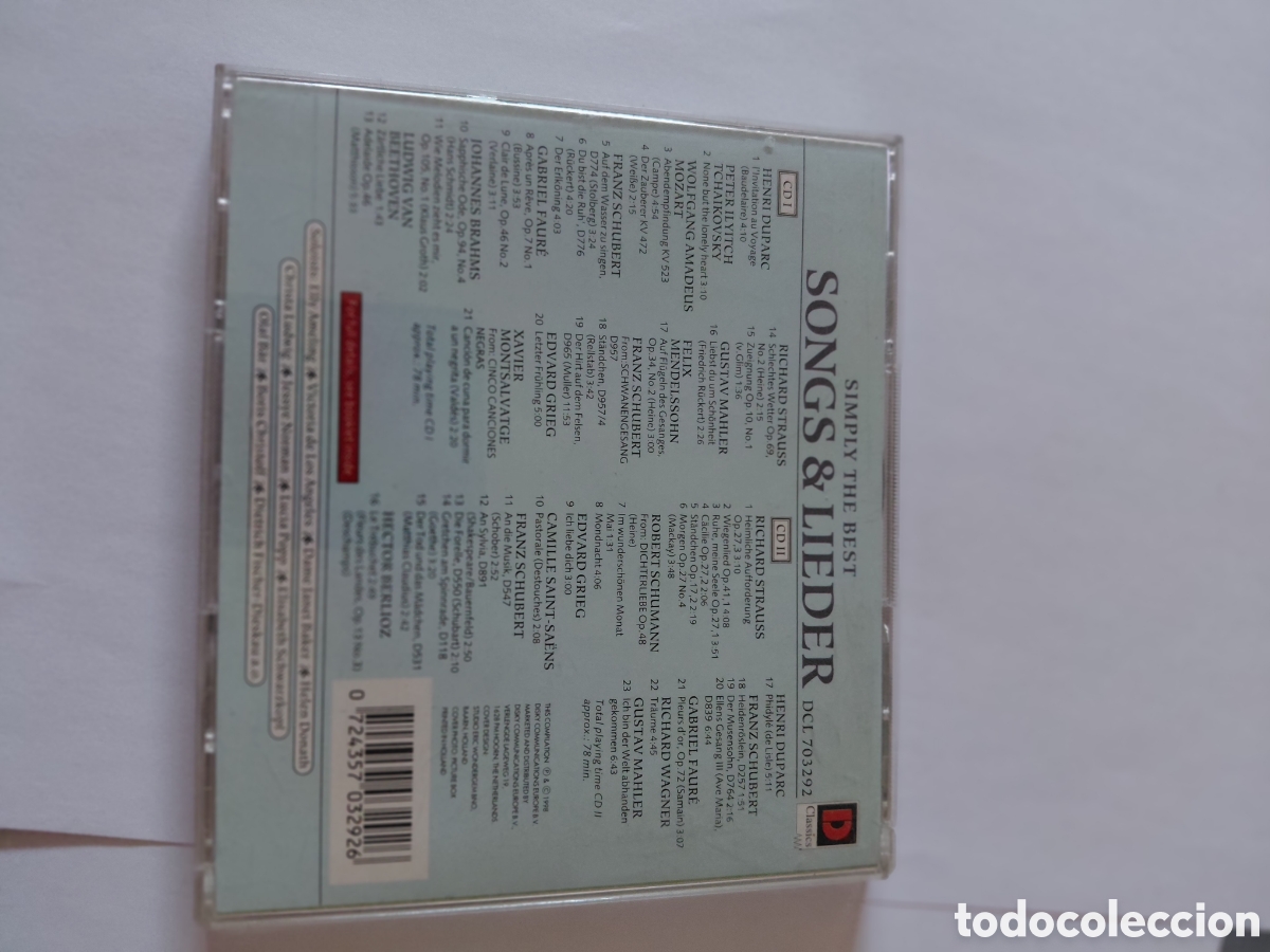 CDs de m&uacute;sica: Cd songs & Lieder simply the best - Foto 4